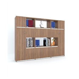 Cụm tủ gỗ cao TG07-C3
