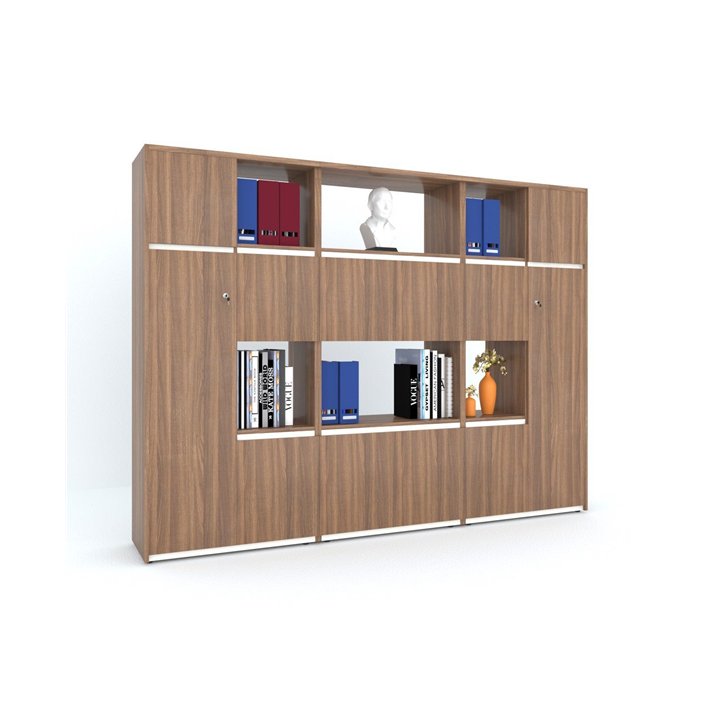 Cụm tủ gỗ cao TG07-C3