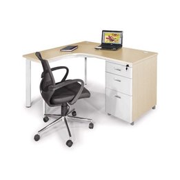 Bàn làm việc lượn chân sắt BLT(P)14H5-CO