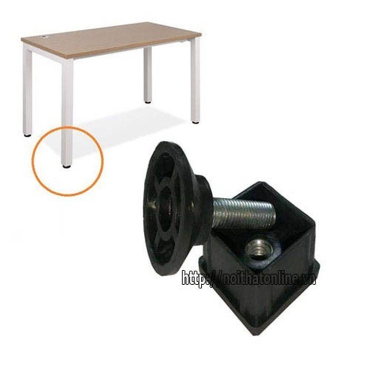 Chân tăng chỉnh hộp vuông 30x30