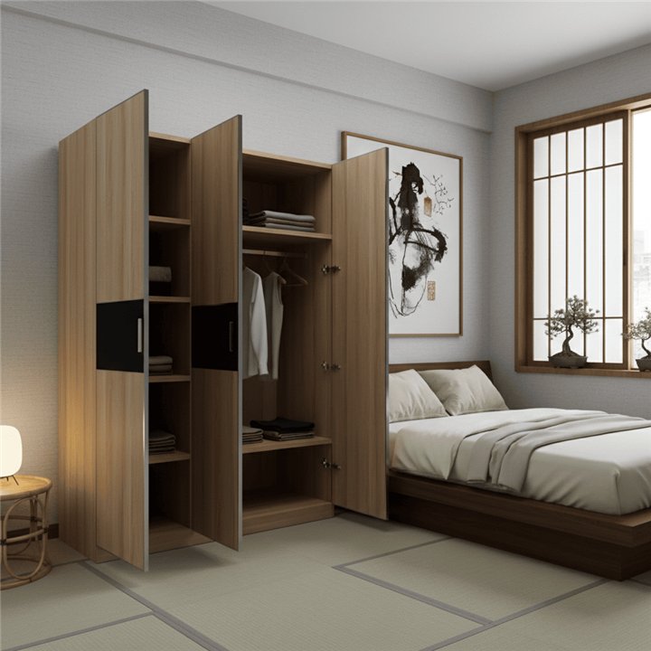 Tủ áo 3 cánh mở 1m4 TA140-005